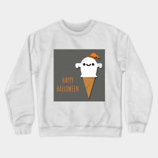 Ice Cream Halloween Face Gift Crewneck Sweatshirt